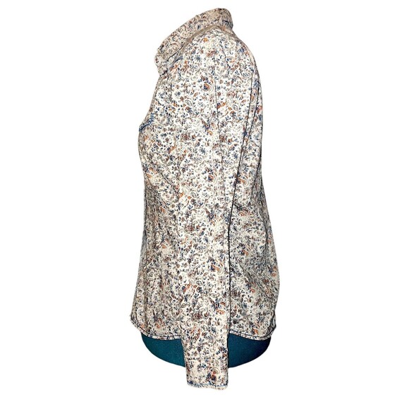 Vintage Panhandle Slim Floral Paisley Western Shirt with Pearl Snaps Size M - Picture 5 of 7